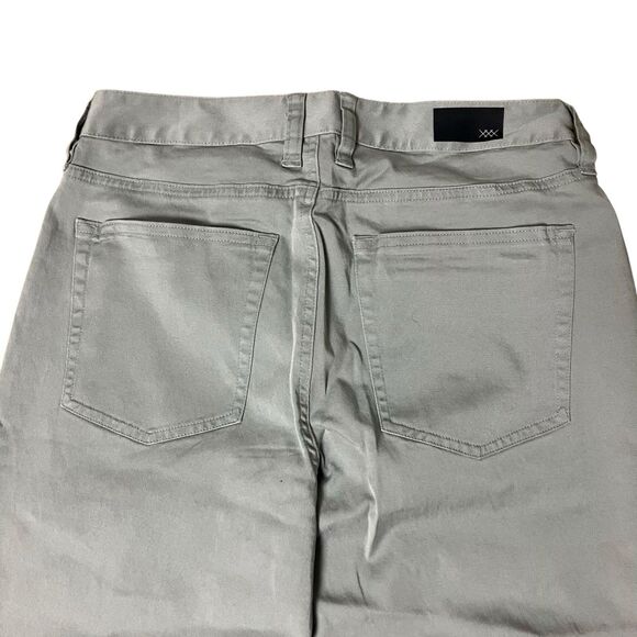 Rhone Pants Mens Grey Slim Straight Griffin Twill 5 Pocket Stretch 28 x 33 - Picture 9 of 11